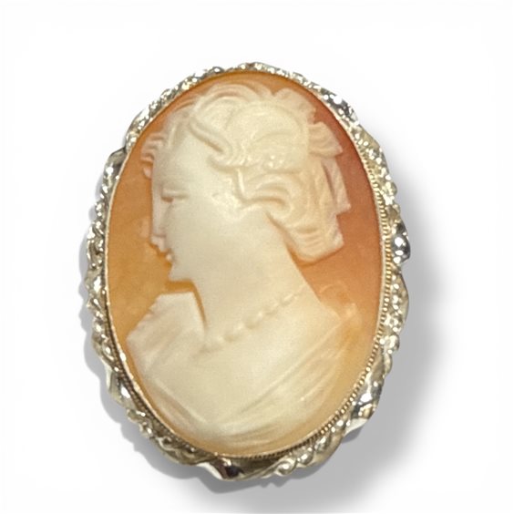 Brosche Mandile 1922 Dame Cammei  in Silber Conchiglia 2MSPCM159 - 2MSPCM159